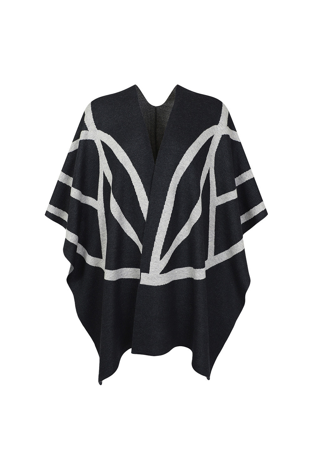 the renoma Wool-Blend Jacquard Knit Wrap Scarf R2G32KMF010 — original supplier image 1034-gallery-15