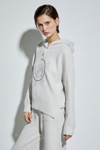 Bonispax Women's Boucle Half-Zip Hooded Knit Pullover B3G42KPO920 — original supplier image 1311-gallery-00