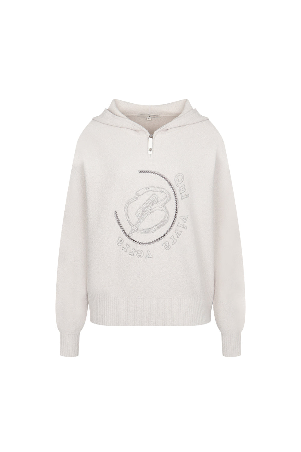 Bonispax Women's Boucle Half-Zip Hooded Knit Pullover B3G42KPO920 — original supplier image 1311-gallery-07