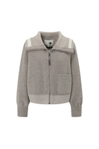 Bonispax Women's Knit-Collar Wool-Cashmere Short Coat B1G41HCT010 — original supplier image 1343-gallery-01