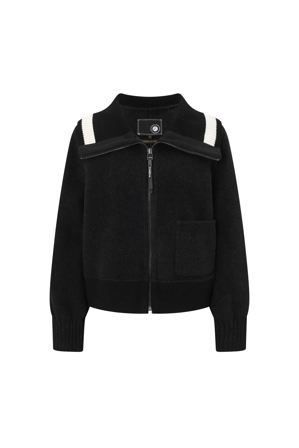 Bonispax Women's Knit-Collar Wool-Cashmere Short Coat B1G41HCT010 — original supplier image 1343-gallery-03