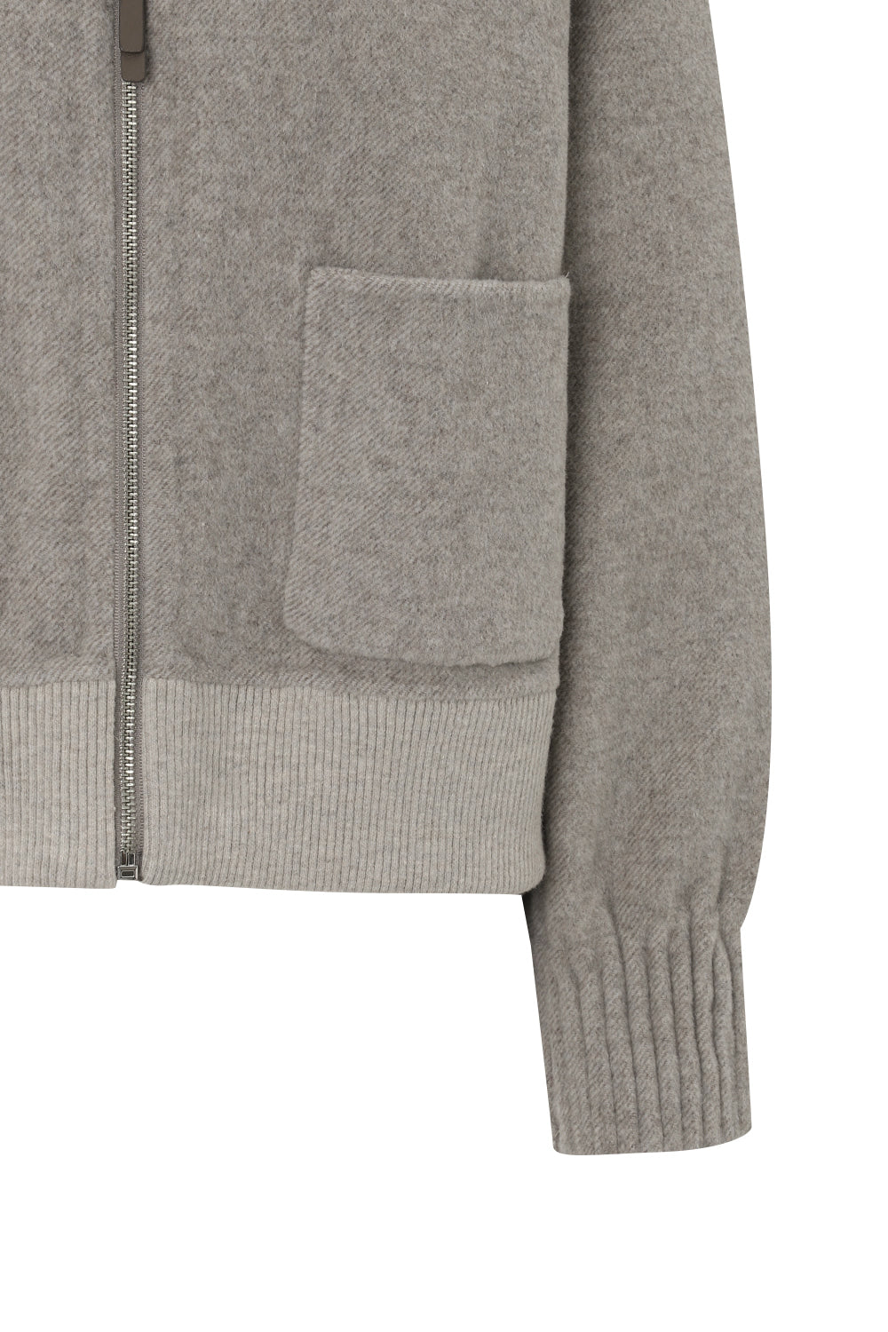 Bonispax Women's Knit-Collar Wool-Cashmere Short Coat B1G41HCT010 — original supplier image 1343-gallery-05