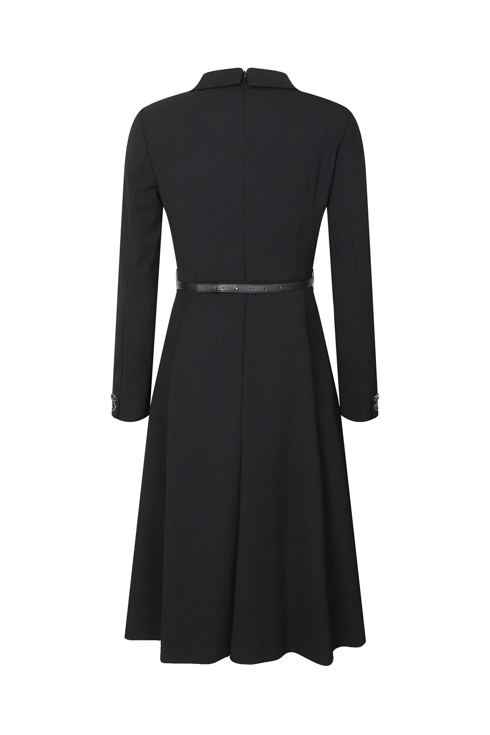 DECO Women's Sylvia Wool-Blend Belted Dress P4F41WOP070 — 1526-gallery-01