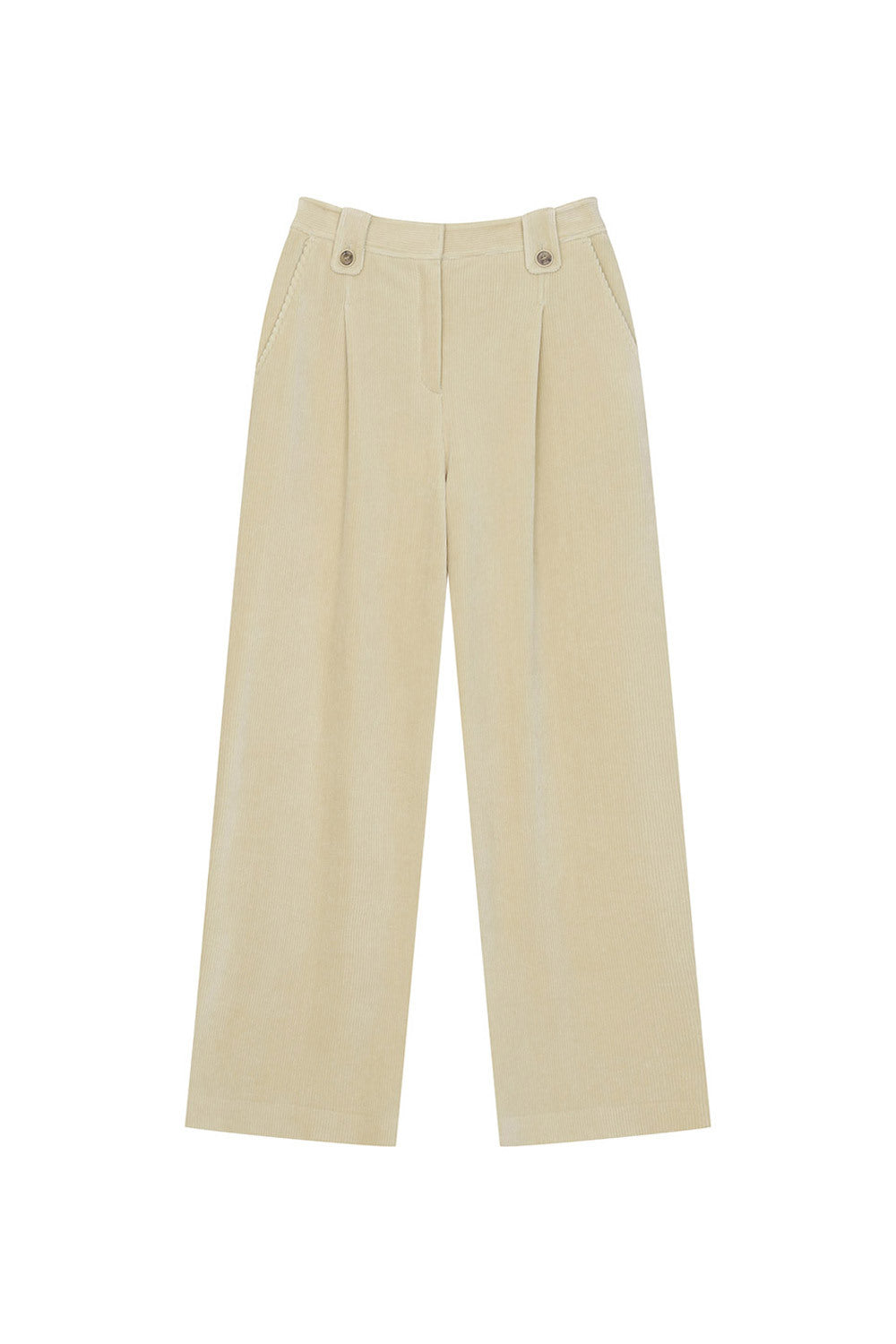 Reete Women's Corduroy Pleated Wide-Leg Pants U3F41WSL030 — 1685-gallery-07