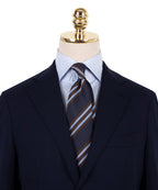 MANNERGRAM Sharp Stripe Silk-Blend Necktie – 4 Colors original view 1717407-gallery-03