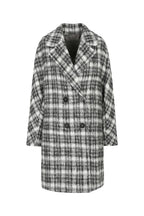 DECO Women's Alpaca Wool-Blend Check Double-Breasted Coat DCJHD4T04W — 1916-gallery-02