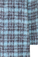 DECO Women's Alpaca Wool-Blend Check Double-Breasted Coat DCJHD4T04W — 1916-gallery-06