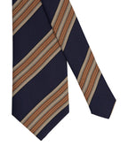 MANNERGRAM Sharp Stripe Silk-Blend Necktie – 4 Colors original view 1954165-gallery-01