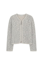LESHOP BLANC Women's Two-Way Zip Tweed-Knit Cardigan L1G42KCD070 — original supplier image 2246-gallery-07