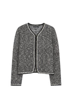LESHOP BLANC Women's Two-Way Zip Tweed-Knit Cardigan L1G42KCD070 — original supplier image 2246-gallery-09