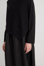Bonispax Women's Shirt-Collar Distressed-Trim Knit Dress B1G32WOP020 — original supplier image 2297-gallery-06