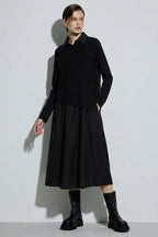 Bonispax Women's Shirt-Collar Distressed-Trim Knit Dress B1G32WOP020 — original supplier image 2297-gallery-07