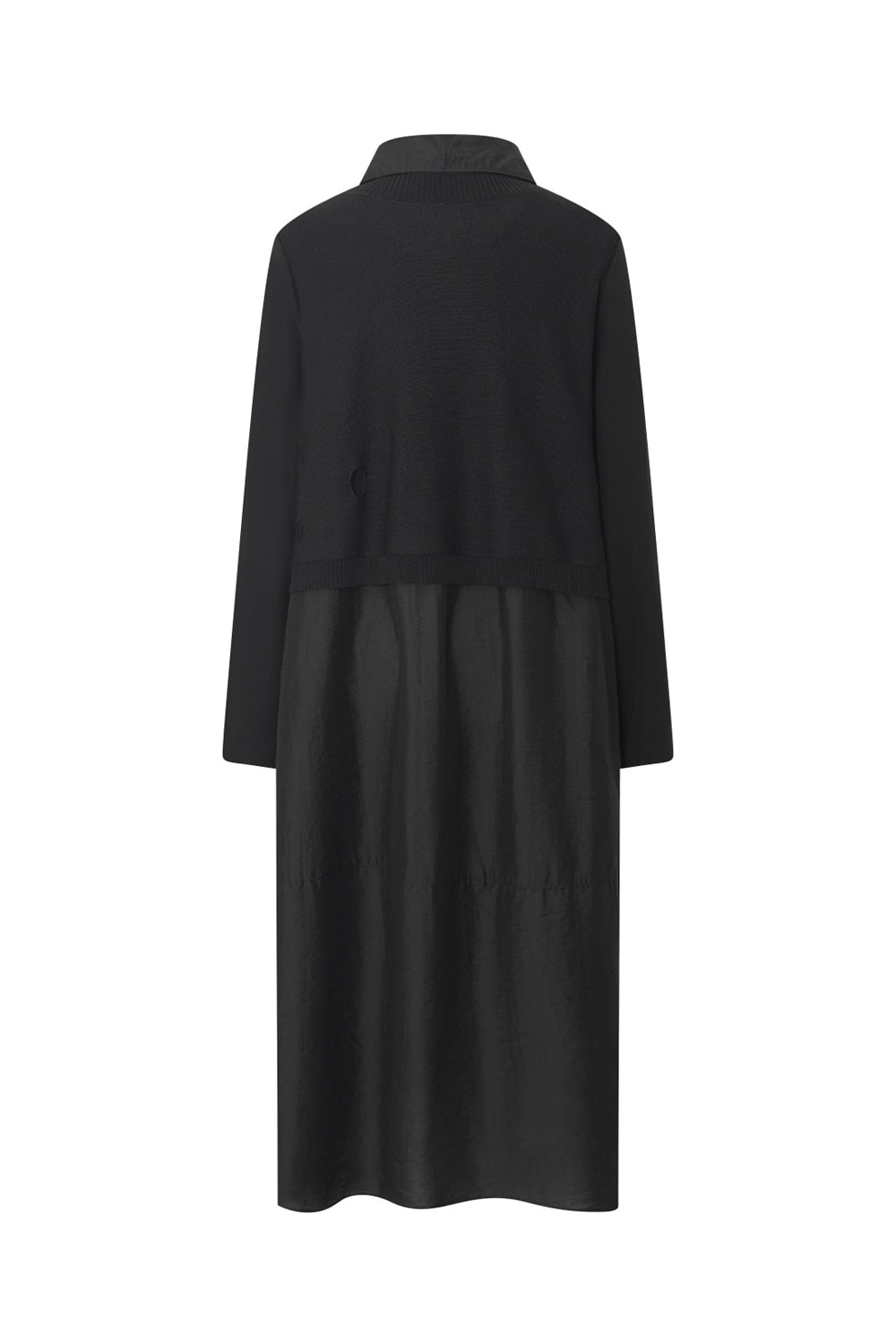 Bonispax Women's Shirt-Collar Distressed-Trim Knit Dress B1G32WOP020 — original supplier image 2297-gallery-09