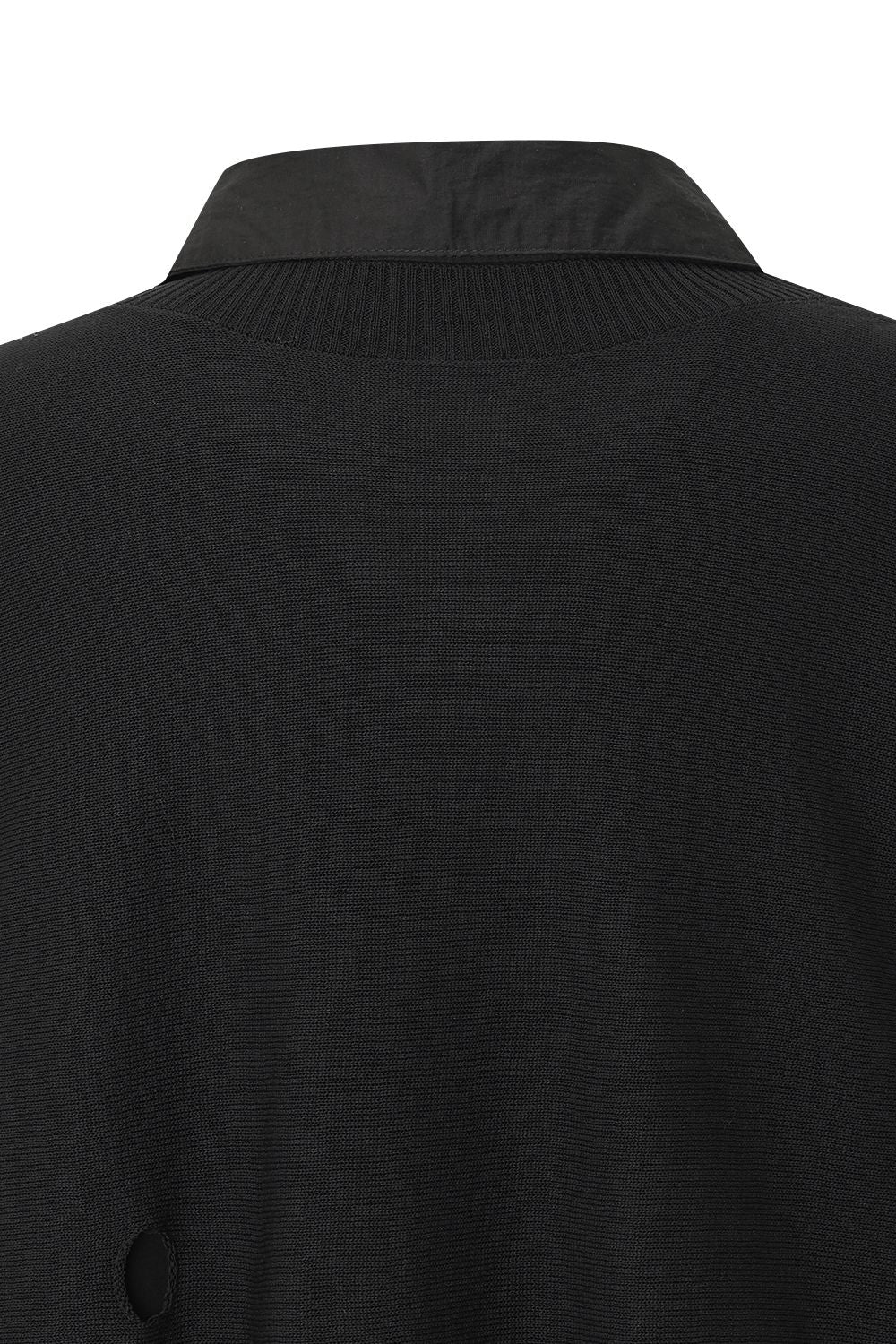 Bonispax Women's Shirt-Collar Distressed-Trim Knit Dress B1G32WOP020 — original supplier image 2297-gallery-13