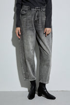 Bonispax Women's Panel-Seam Baggy Jeans B1G35DSL100 — 2322-gallery-01