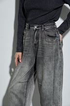 Bonispax Women's Panel-Seam Baggy Jeans B1G35DSL100 — 2322-gallery-03