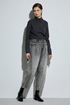 Bonispax Women's Panel-Seam Baggy Jeans B1G35DSL100 — 2322-gallery-05