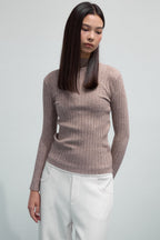 BONISPAX Slim-Fit Ribbed Mock-Neck Sweater B2F46KPO220 — original supplier image 2339-gallery-01