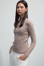 BONISPAX Slim-Fit Ribbed Mock-Neck Sweater B2F46KPO220 — original supplier image 2339-gallery-02