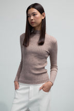 BONISPAX Slim-Fit Ribbed Mock-Neck Sweater B2F46KPO220 — original supplier image 2339-gallery-03