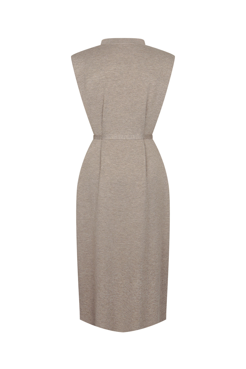 LESHOP BLANC Women's Waist-Tie Sleeveless Knit Dress L2G45KOP800 — 2671-gallery-02