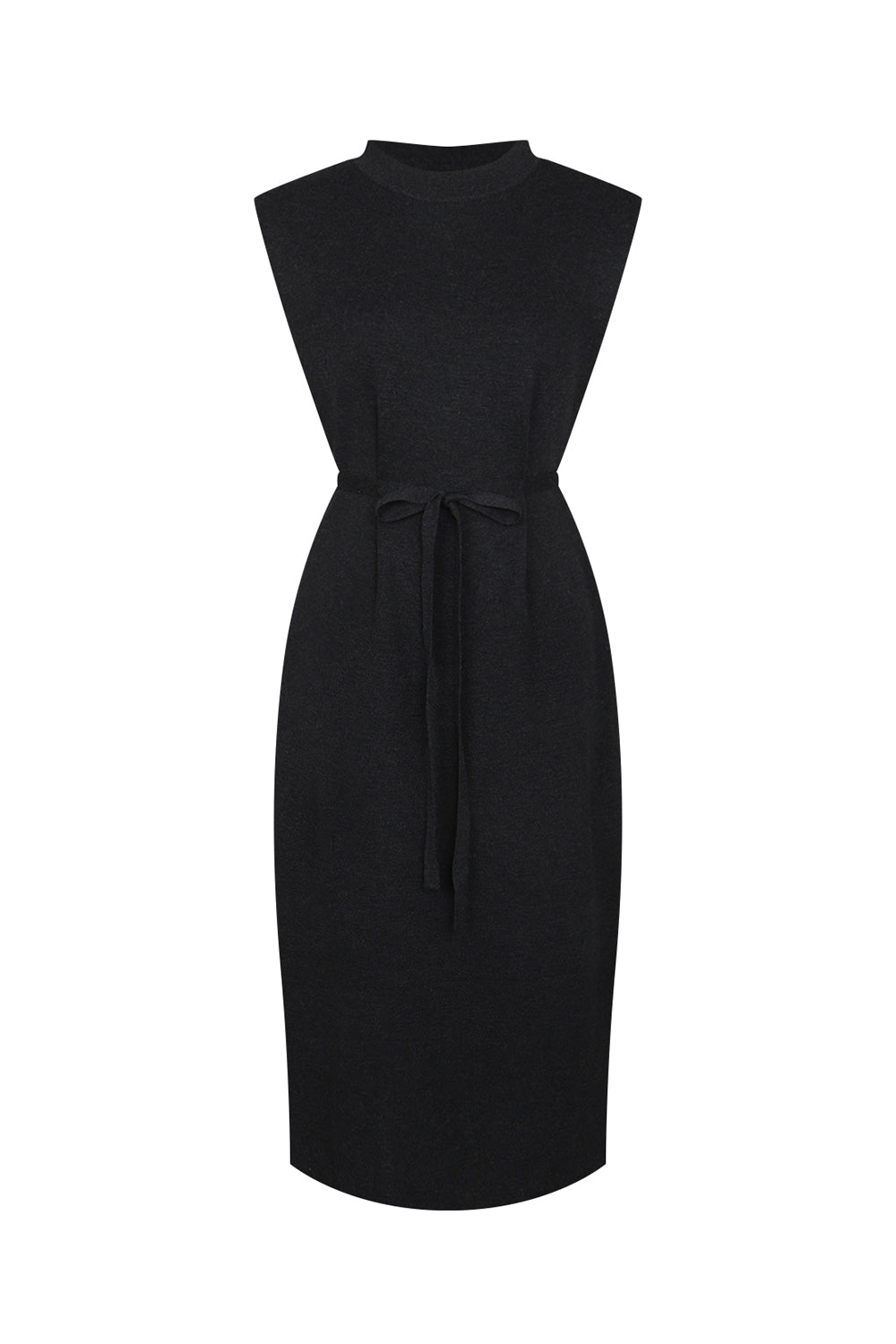 LESHOP BLANC Women's Waist-Tie Sleeveless Knit Dress L2G45KOP800 — 2671-gallery-03