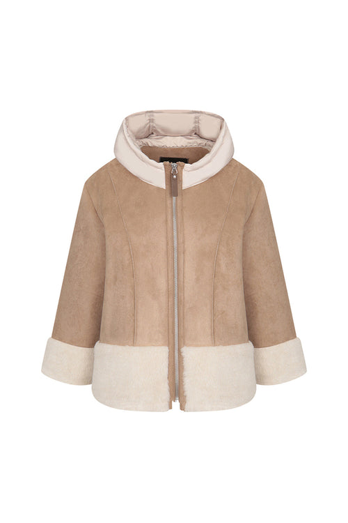 Bonispax Women's Down-Hood Faux Shearling Zip Jacket B1G42MJK510 — original supplier image 2693-gallery-01