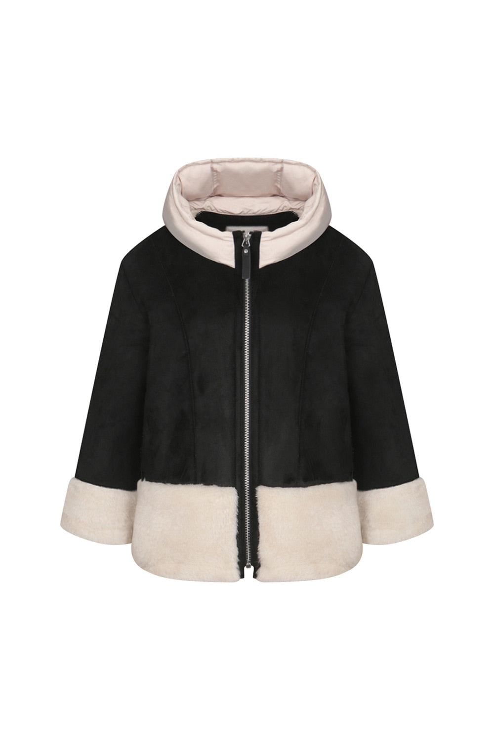 Bonispax Women's Down-Hood Faux Shearling Zip Jacket B1G42MJK510 — original supplier image 2693-gallery-03