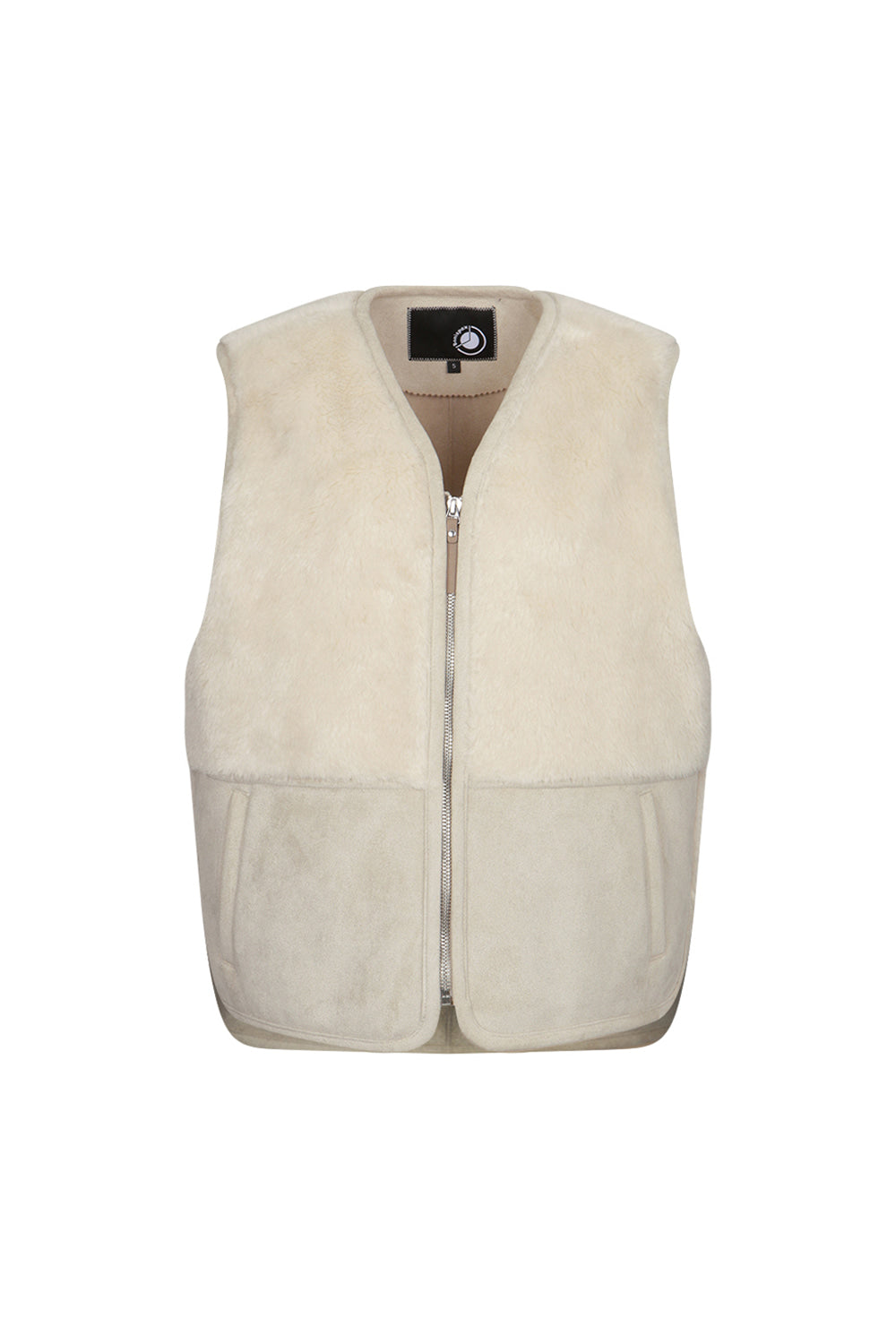 Bonispax Women's Suede-Look Shearling-Style Zip Vest B1G42MVT500 — 2694-gallery-01