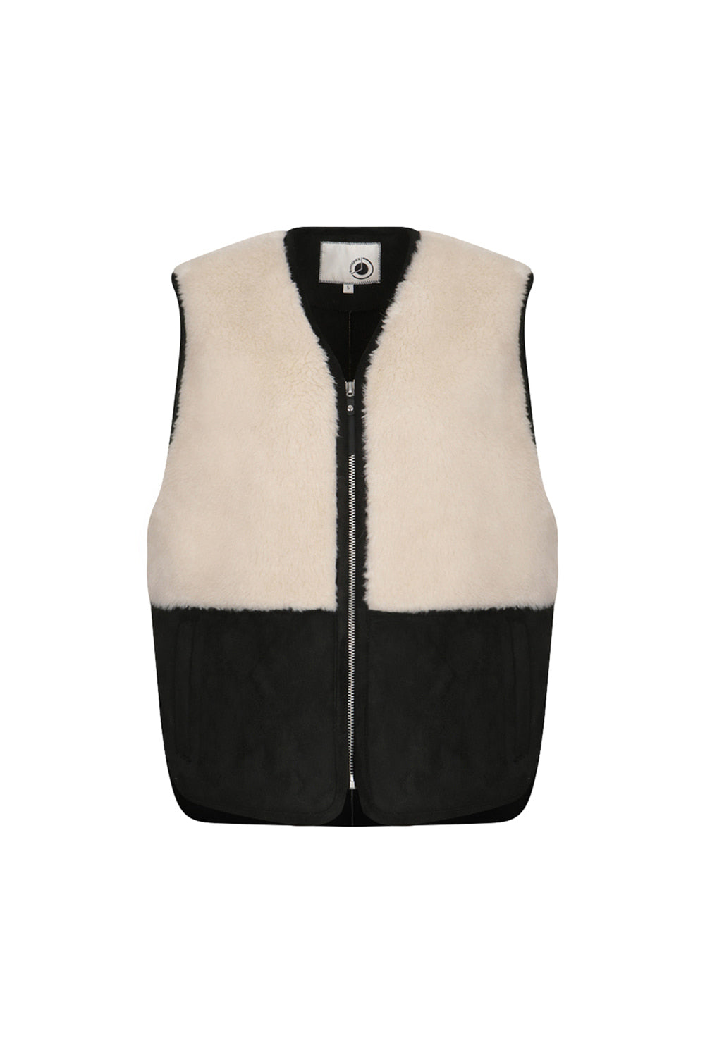 Bonispax Women's Suede-Look Shearling-Style Zip Vest B1G42MVT500 — 2694-gallery-03