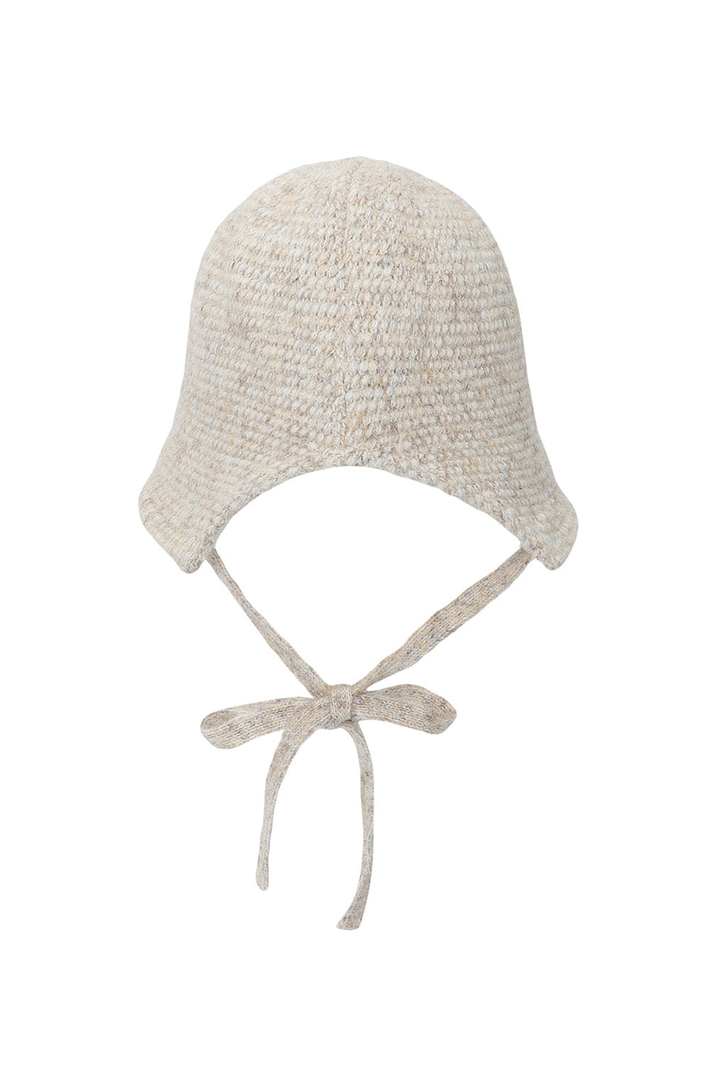 LESHOP BLANC Tie-Detail Knit Bucket Hat L2G47AHT010 — original supplier image 2738-gallery-01