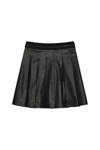Reete Women's Lettered-Waist Pleated Faux-Leather Skirt U1F32LSK010 — 324-gallery-07
