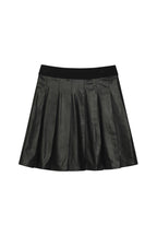 Reete Women's Lettered-Waist Pleated Faux-Leather Skirt U1F32LSK010 — 324-gallery-08