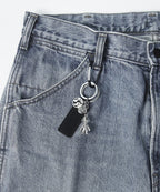 MODERMENT Carabiner Astronaut Layered Keyring – Black & Silver original view 3607697-gallery-01