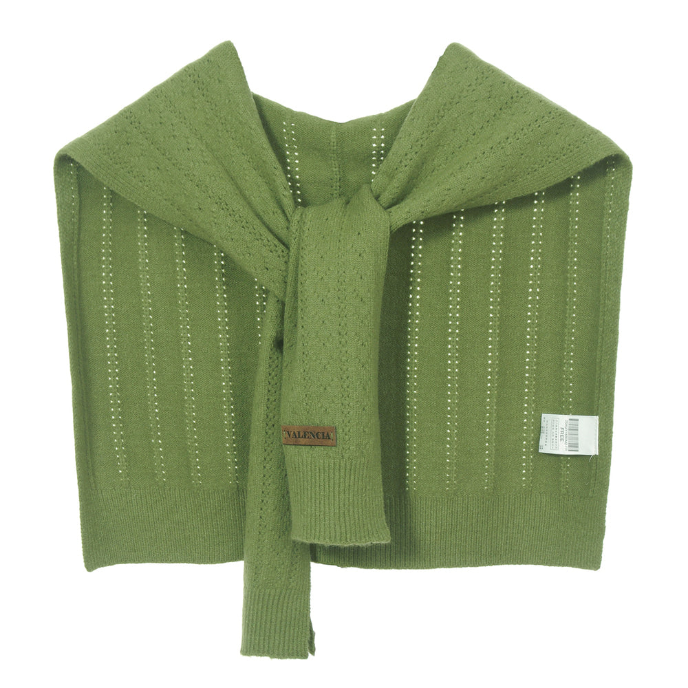 VALENCIA Textured Knit Shawl Scarf 25AMY15 – 3 Colors — original supplier image 405999074-gallery-03