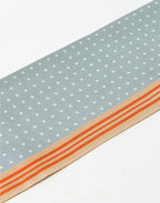 HAZZYS Dot-Pattern Silk Big Twilly Scarf HISC4E201B1 – Light Blue — original supplier image 413070003-gallery-07