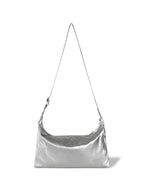 Fennec Medium Nylon Hobo Bag – Silver original view 4141120-gallery-05