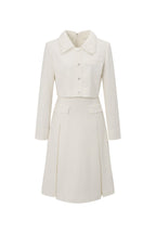 LESHOP BLANC Women's Cropped-Jacket-Effect Tweed Dress L1G11WOP010 — original supplier image 4502-gallery-01