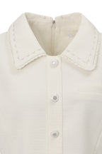 LESHOP BLANC Women's Cropped-Jacket-Effect Tweed Dress L1G11WOP010 — original supplier image 4502-gallery-04