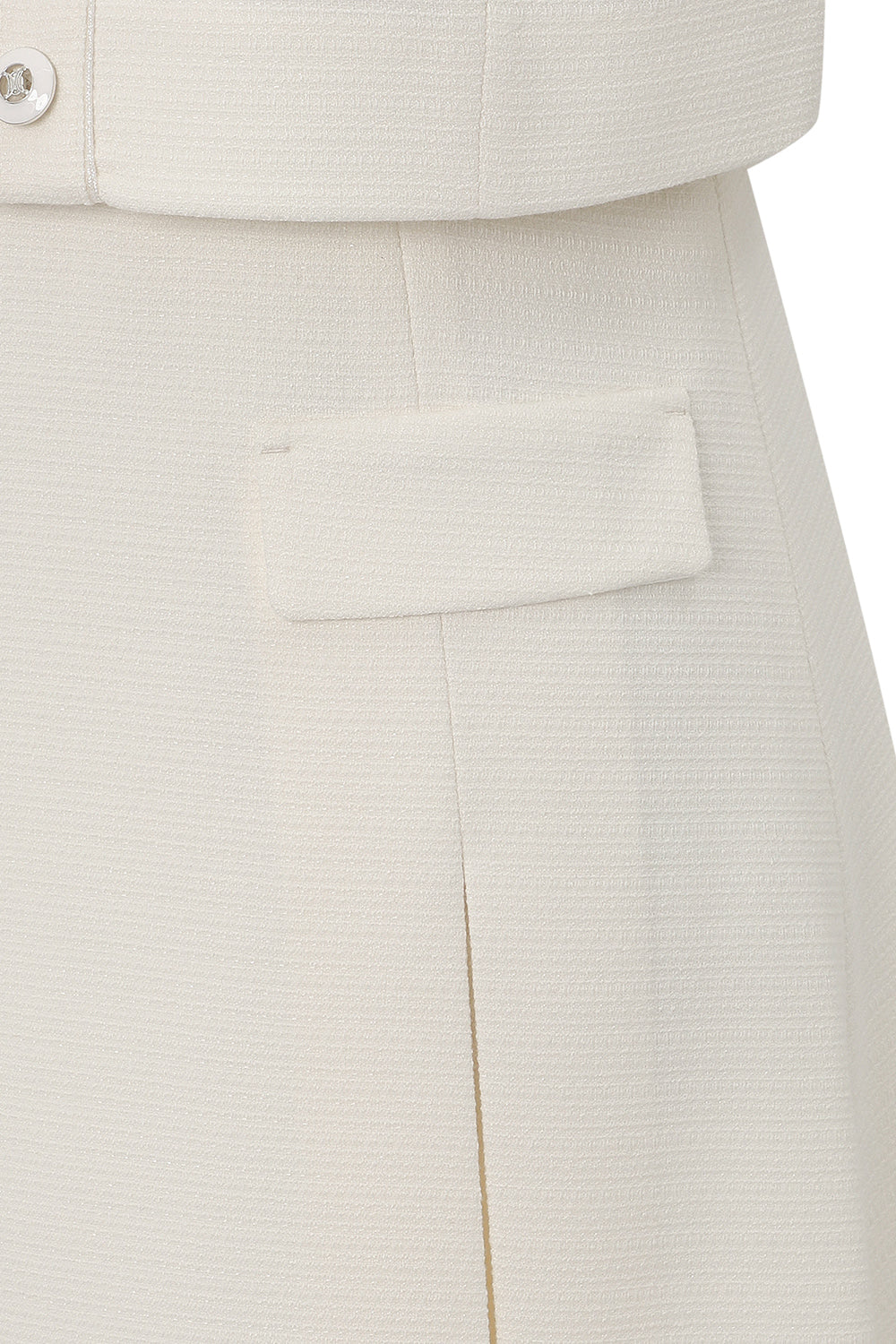 LESHOP BLANC Women's Cropped-Jacket-Effect Tweed Dress L1G11WOP010 — original supplier image 4502-gallery-07