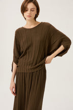 Bonispax Women's Cashmere-Blend Ribbed Dolman Sweater B1F35KPO720 — original supplier image 509-gallery-00