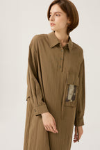 Bonispax Women's Printed Long Shirt Dress B1F35WOP040 — 511-gallery-02