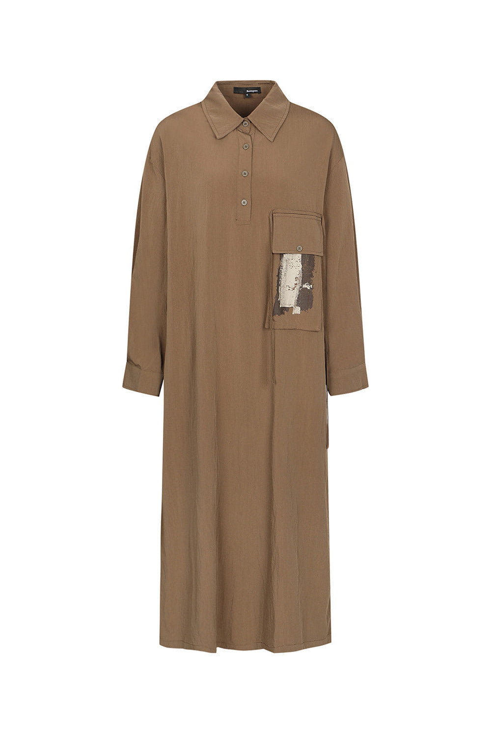 Bonispax Women's Printed Long Shirt Dress B1F35WOP040 — 511-gallery-07