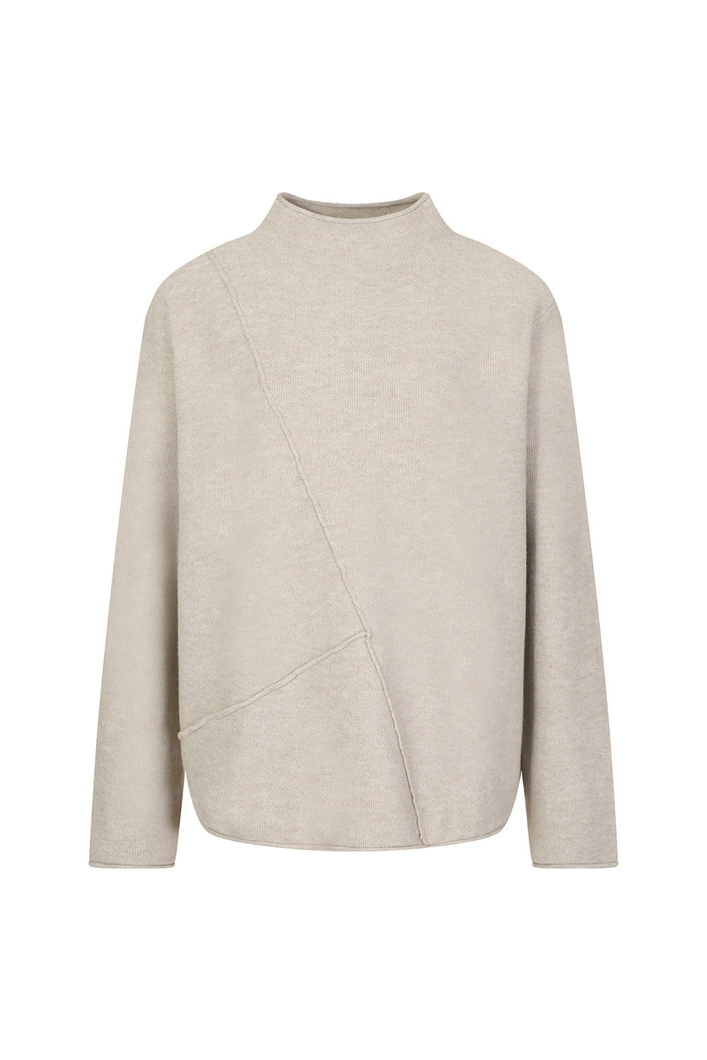 BONISPAX Diagonal-Pintuck Mock-Neck Sweater B1G15KPO110 — original supplier image 5412-gallery-07