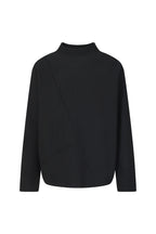 BONISPAX Diagonal-Pintuck Mock-Neck Sweater B1G15KPO110 — original supplier image 5412-gallery-09