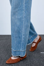 Bonispax Women's Frayed-Hem Wide-Leg Jeans B1G15DSL060 — 5442-gallery-05