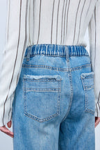 Bonispax Women's Frayed-Hem Wide-Leg Jeans B1G15DSL060 — 5442-gallery-06