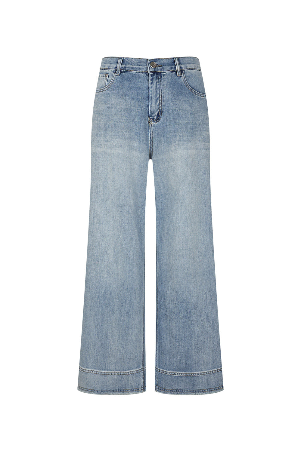 Bonispax Women's Frayed-Hem Wide-Leg Jeans B1G15DSL060 — 5442-gallery-07