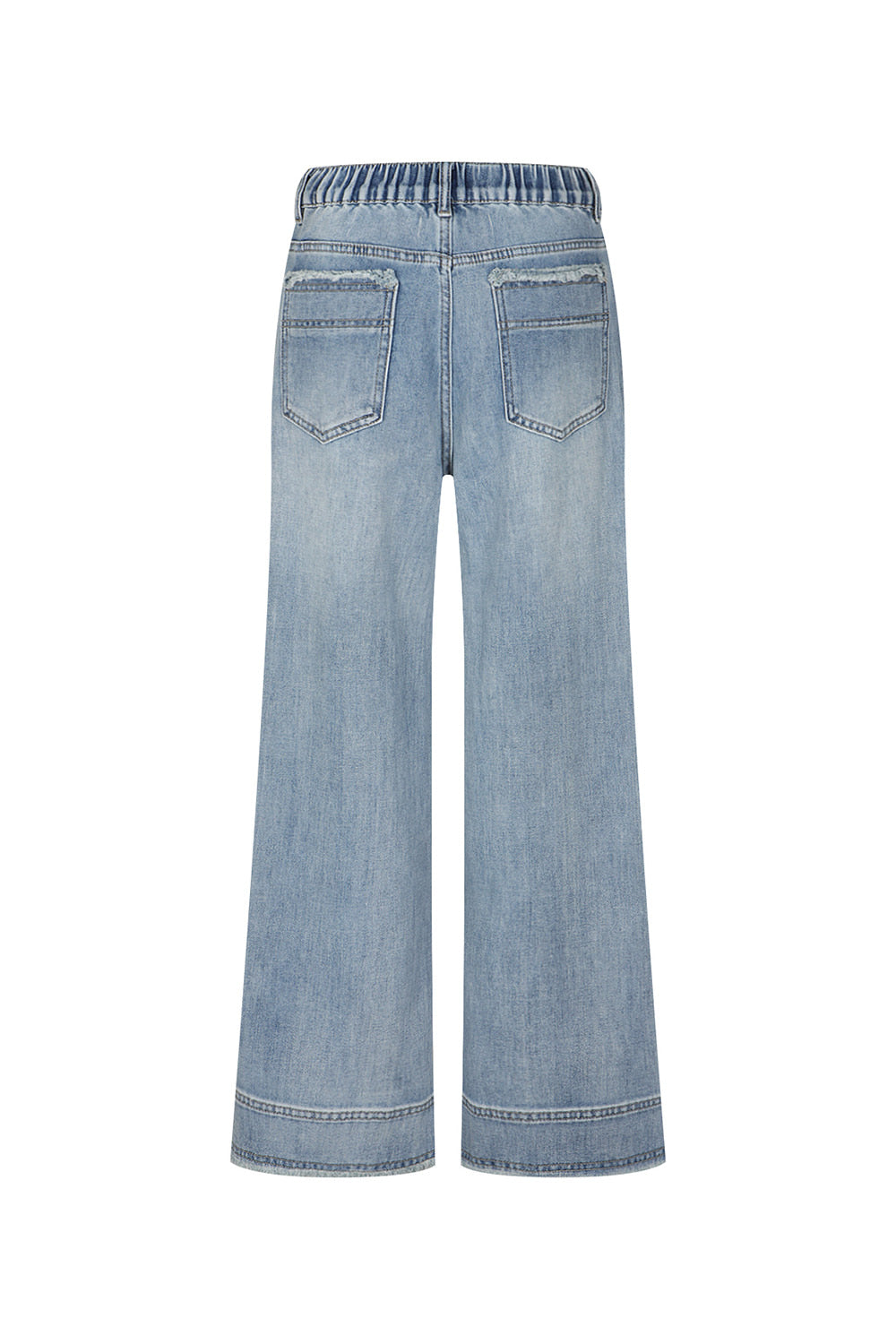 Bonispax Women's Frayed-Hem Wide-Leg Jeans B1G15DSL060 — 5442-gallery-08