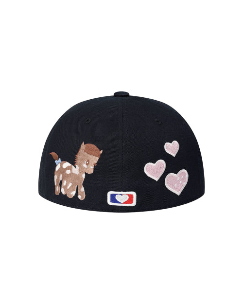 THEMUSEUMVISITOR Pony Embroidery Cap — original supplier image 5459925-hero-00